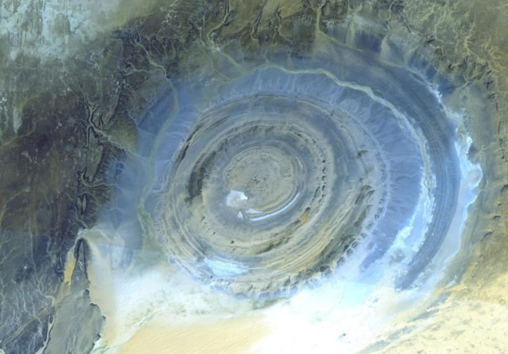 Mauritanie, le dôme de Richat